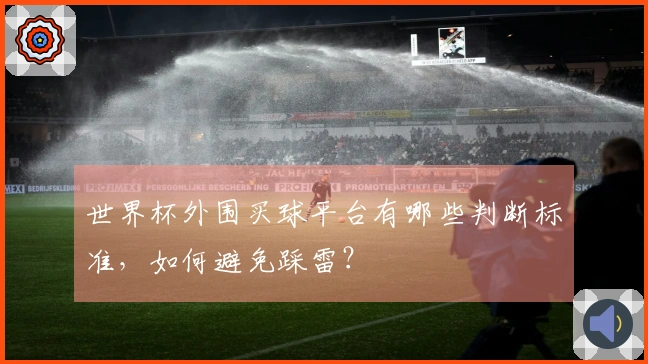 世界杯外围买球平台有哪些判断标准，如何避免踩雷？