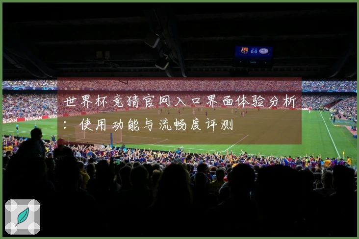 世界杯竞猜官网入口界面体验分析：使用功能与流畅度评测